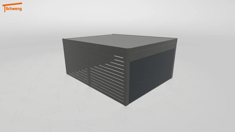 #DE Schweng Flachdachcarport C600+ (ID 2q8z3y) #MTG