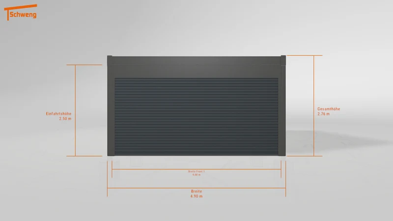 #DE Schweng Flachdachcarport C600+ (ID 2q8z3y) #MTG