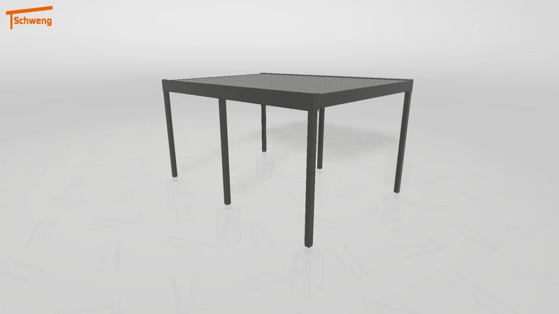 #DE Schweng Flachdachcarport C600 (ID 33jmdp)