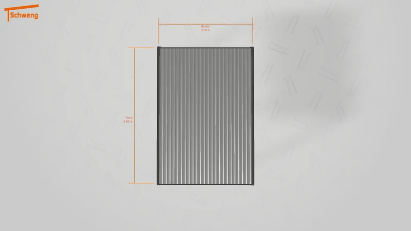 #DE Schweng Flachdachcarport C600 (ID 33jmdp)