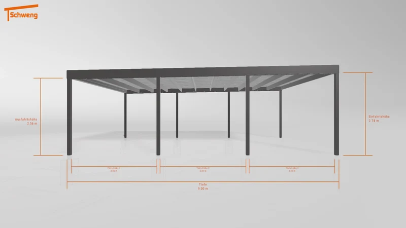 #DE Schweng Flachdachcarport C600 (ID 77bnpz) #MTG