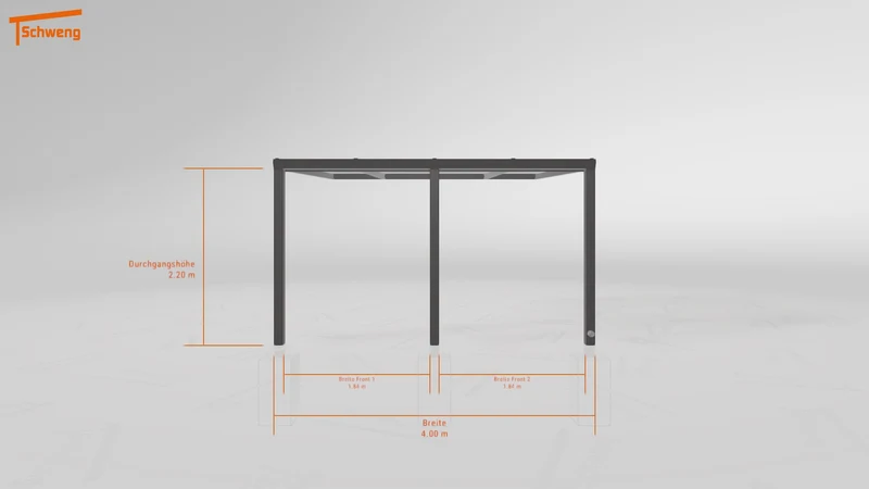 #DE Schweng Terrassenüberdachung S350 (ID n5mkgv)