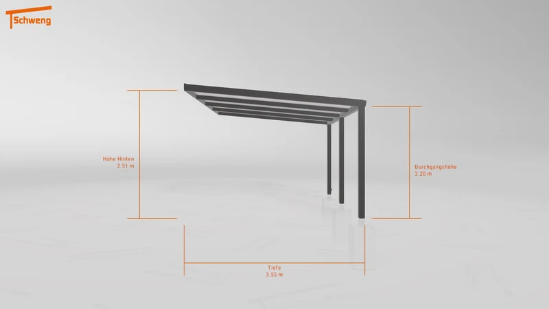 #DE Schweng Terrassenüberdachung S350 (ID n5mkgv)