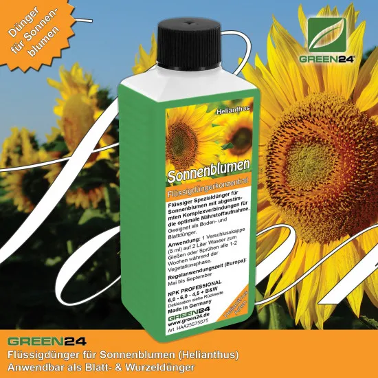 Sonnenblumen-Dünger
