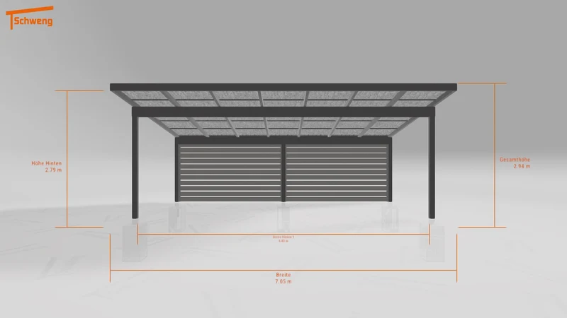 #DE Schweng Pultdachcarport S400 (ID zbwz8m) #MTG