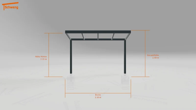#DE Schweng Terrassenüberdachung S400 (ID g75w7q)