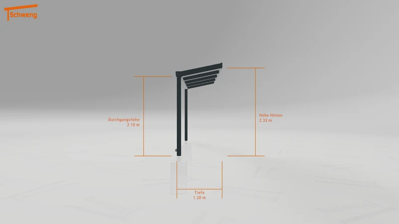 #DE Schweng Terrassenüberdachung S400 (ID g75w7q)