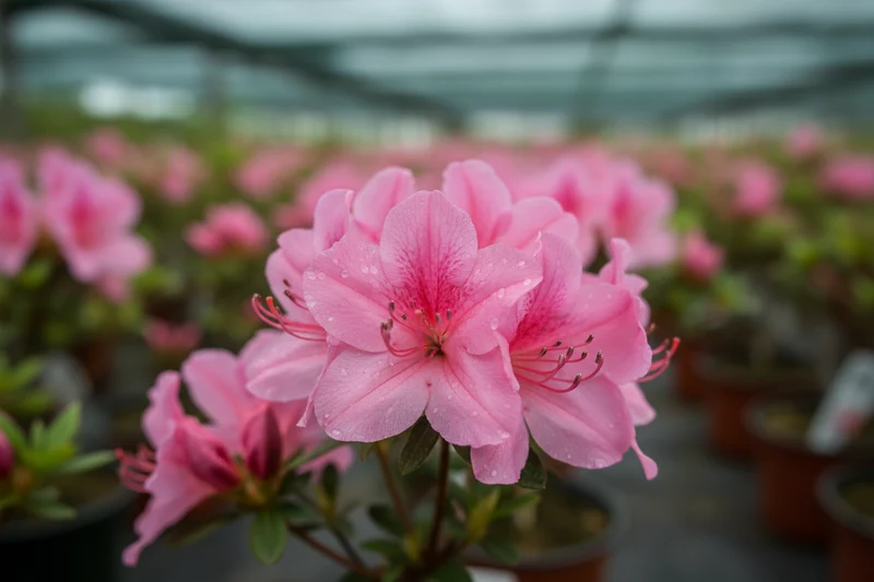 Japanische Azalee 'Kermesina Rose' / Rhododendron obtusum 'Kermesina Rose'