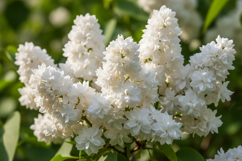 Edelflieder 'Mme Lemoine' / Syringa vulgaris 'Mme Lemoine'
