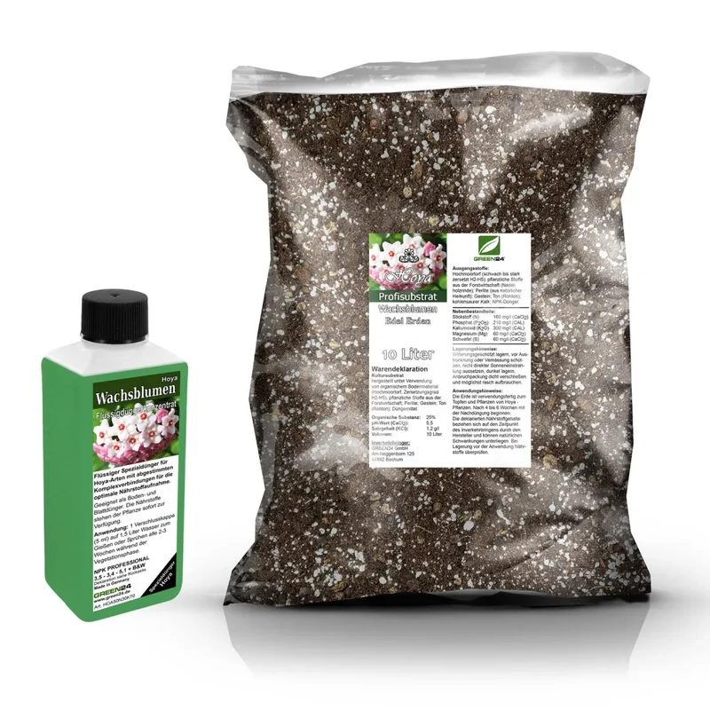Hoya-Umtopfset · 10 l Erde + 250 ml Dünger