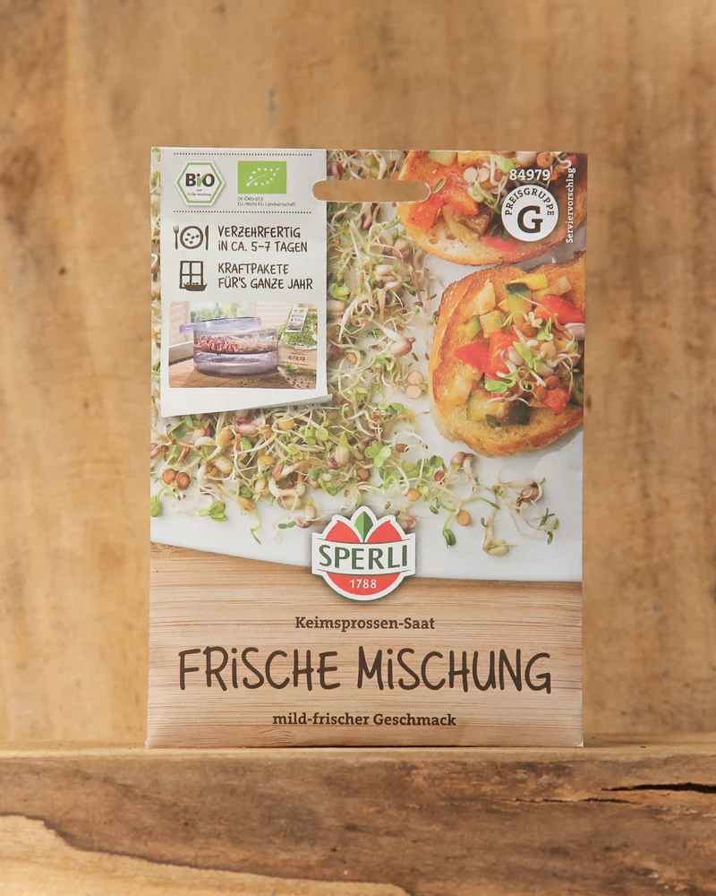 Sperli's | Bio Keimsprossen Saatgut 'Frische Mischung'