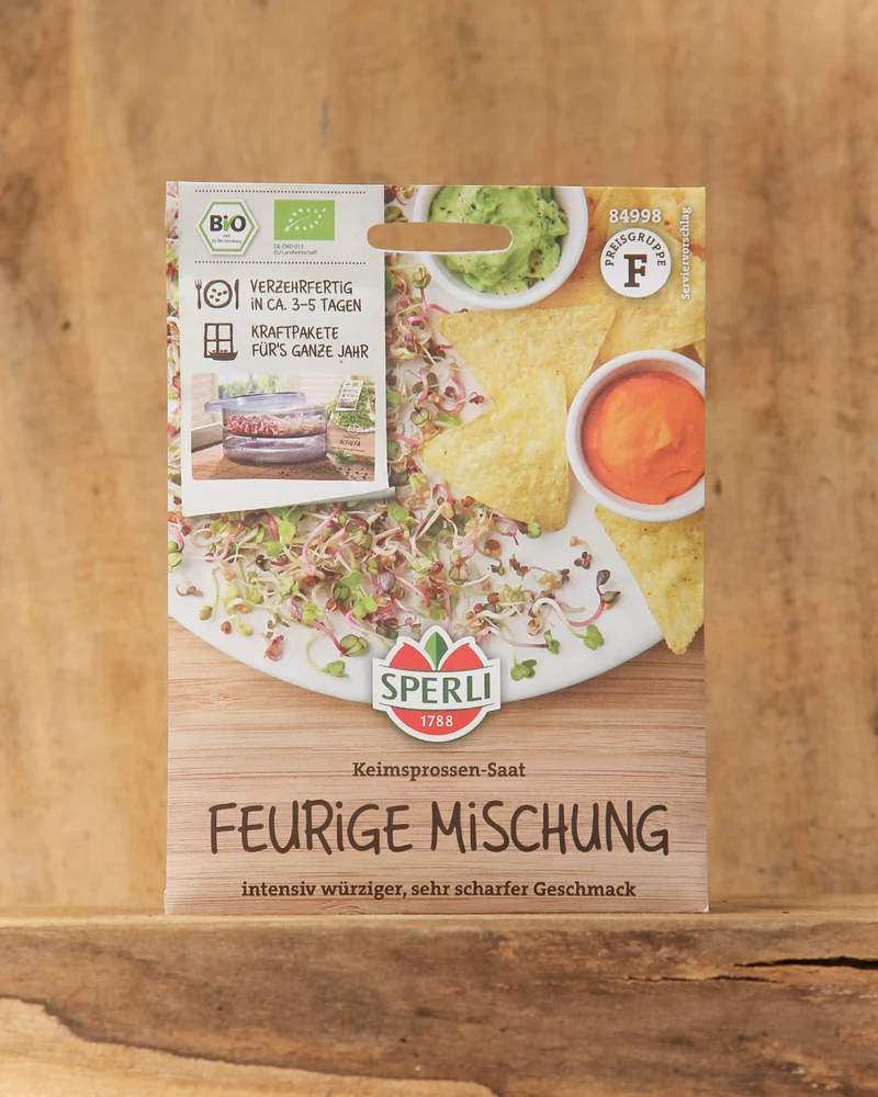 Sperli's | Bio Keimsprossen Saatgut 'Feurige Mischung'