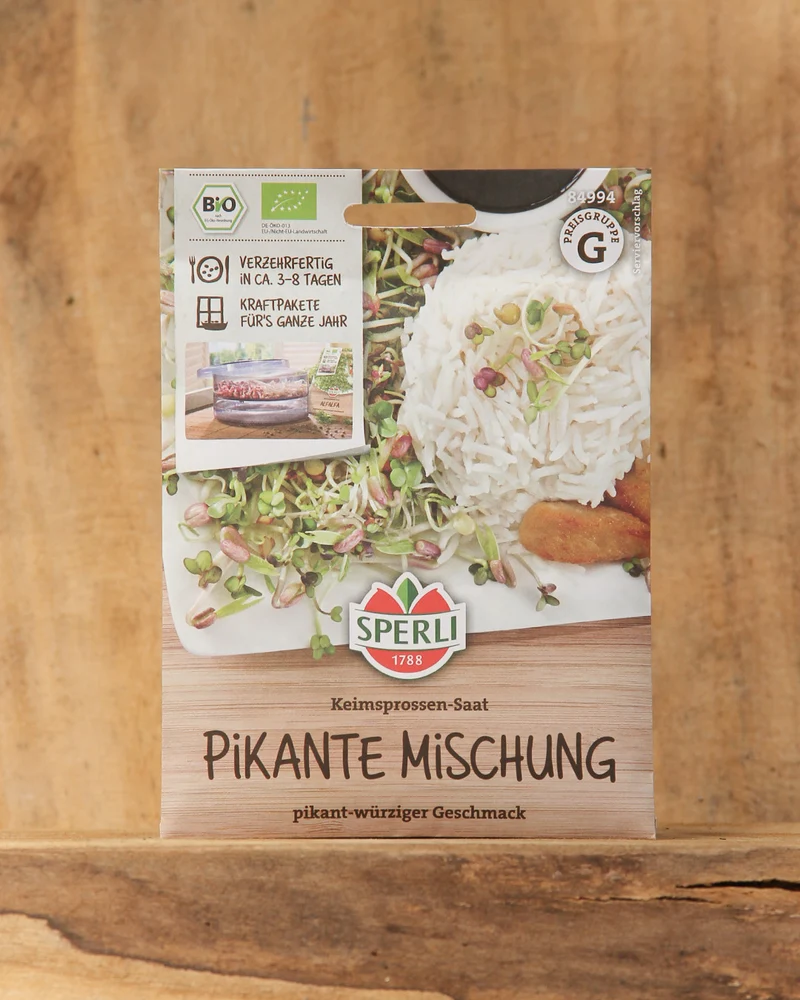 Sperli's | Bio Keimsprossen Saatgut 'Pikante Mischung'
