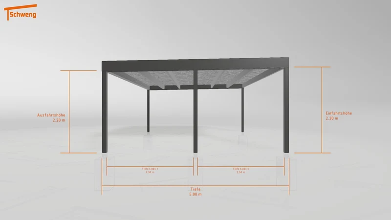 #DE Schweng Flachdachcarport C600+ (ID jj8bqn) #MTG