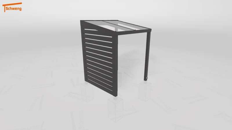 #DE Schweng Terrassenüberdachung S350 (ID 9wvk27)