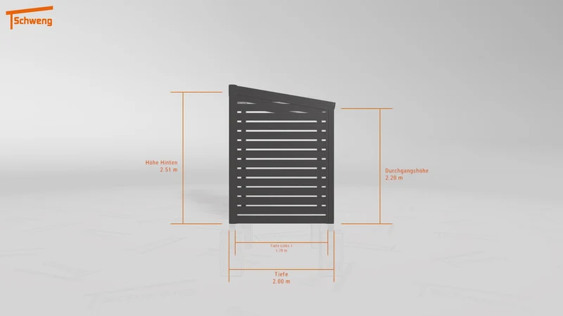 #DE Schweng Terrassenüberdachung S350 (ID 9wvk27)