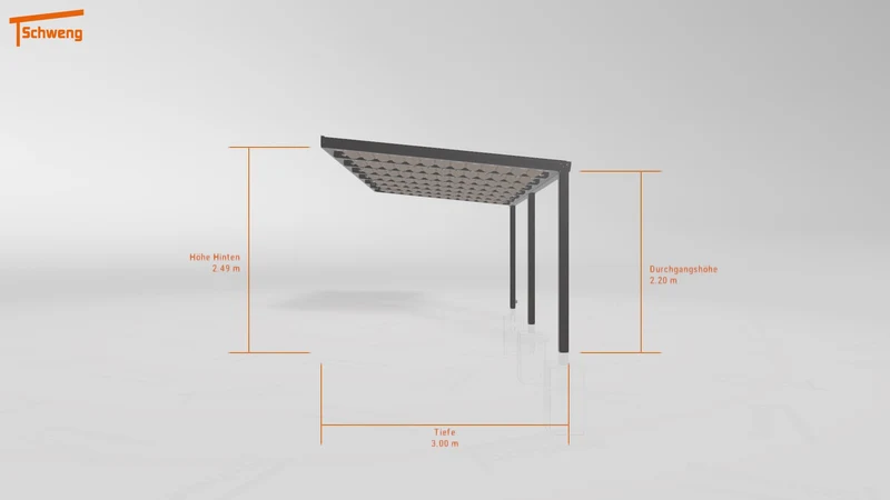 #DE Schweng Terrassenüberdachung S350 (ID n5mrz4)