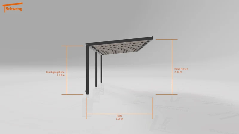 #DE Schweng Terrassenüberdachung S350 (ID n5mrz4)