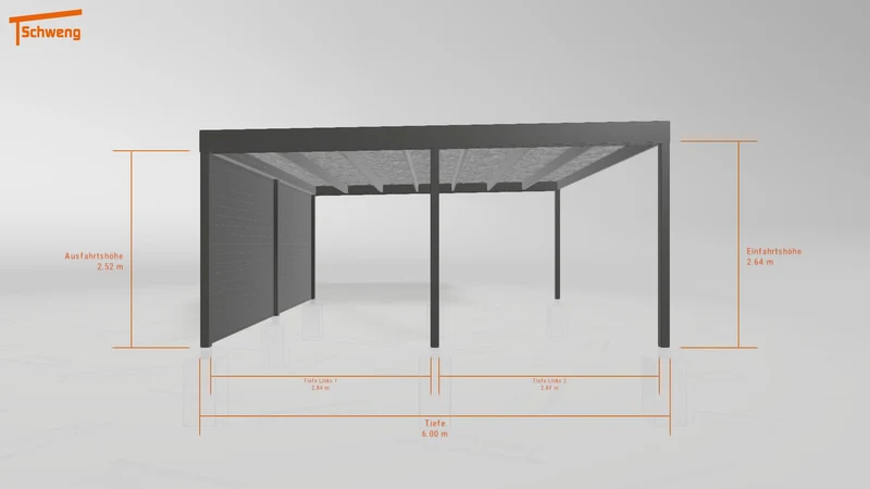 #DE Schweng Flachdachcarport C600 (ID zbwpm5) #MTG