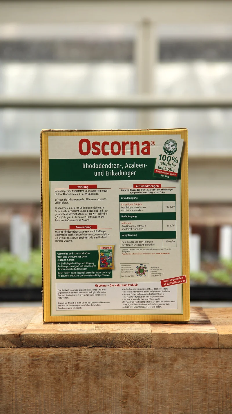 Oscorna | Rhododendren-, Azaleen- und Erikadünger Naturdünger 1 kg