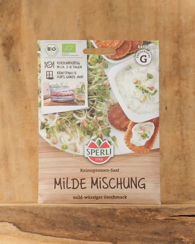 Sperli's | Bio Keimsprossen Saatgut 'Milde Mischung'