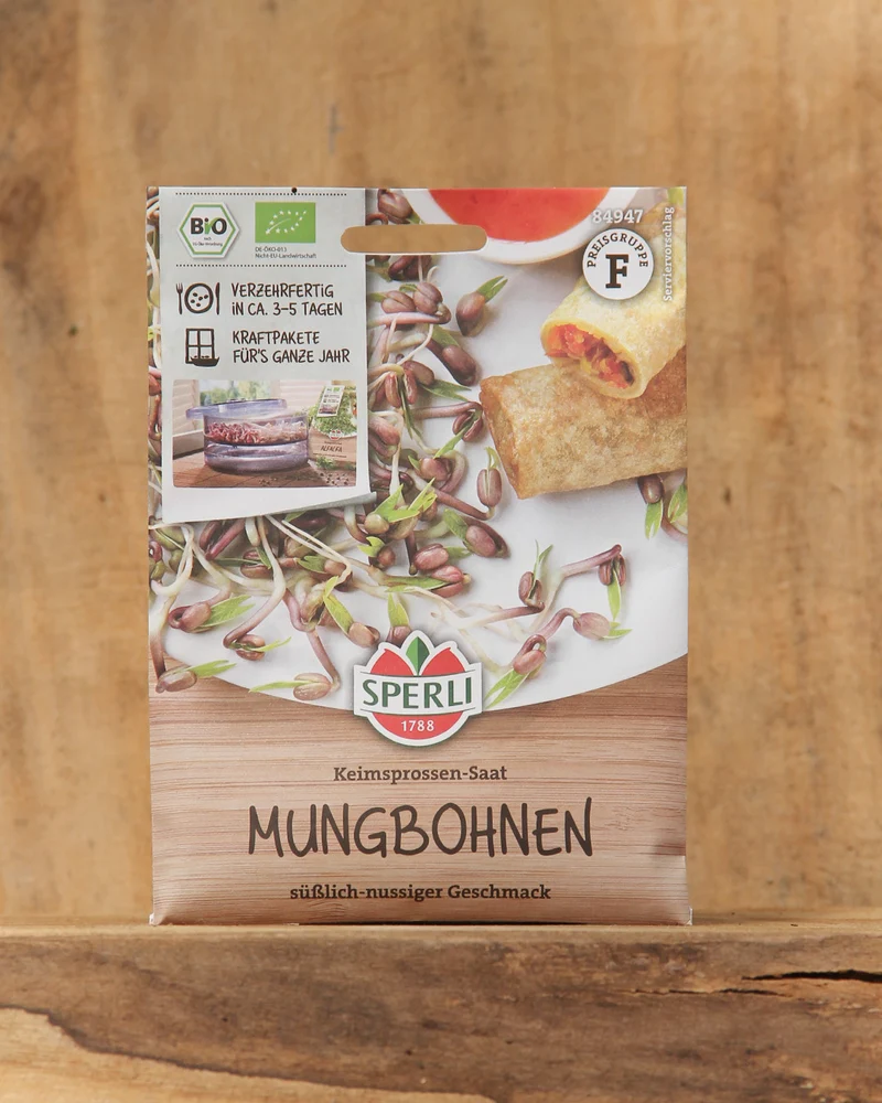 Sperli's | Bio Keimsprossen Saatgut 'Mungbohnen'