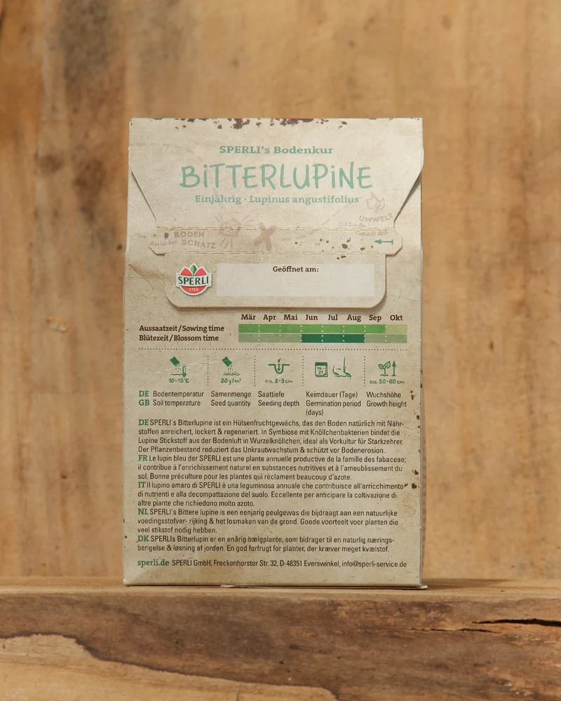 Sperli's | Bitterlupine Bodenkur Saatgut 600 g