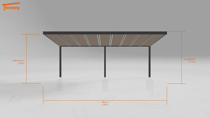 #DE Schweng Terrassenüberdachung S350 (ID pbpyk7)