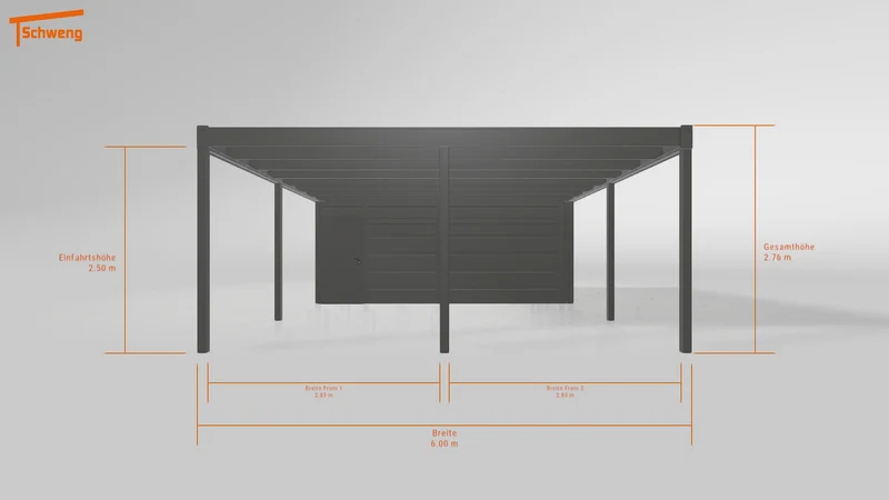 #DE Schweng Flachdachcarport C600 (ID x782m9) #MTG