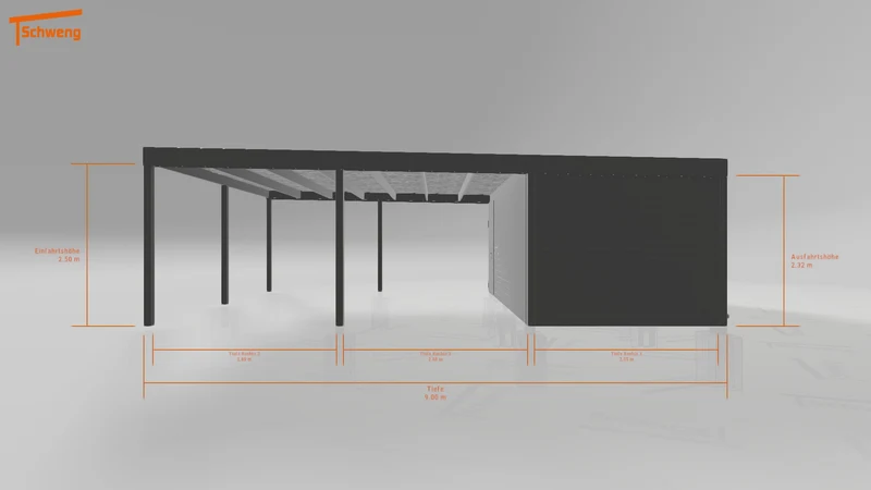 #DE Schweng Flachdachcarport C600 (ID x782m9) #MTG