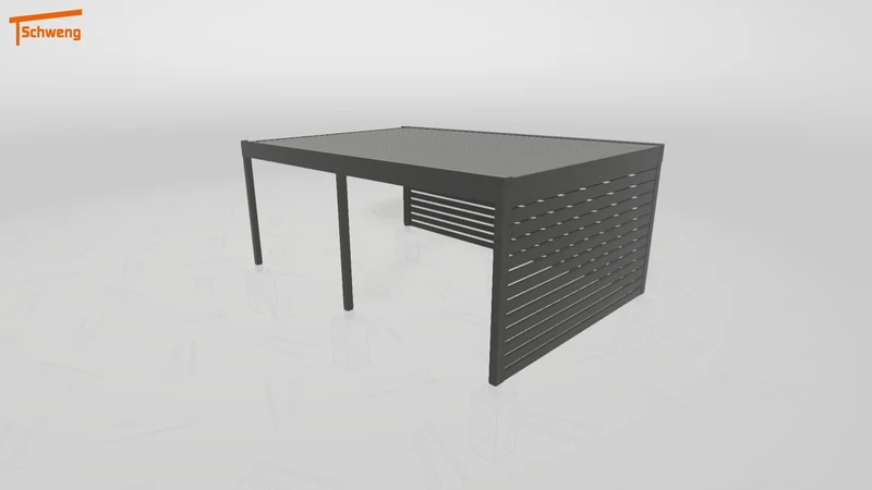 #DE Schweng Flachdachcarport C600 (ID 77bv82) #MTG