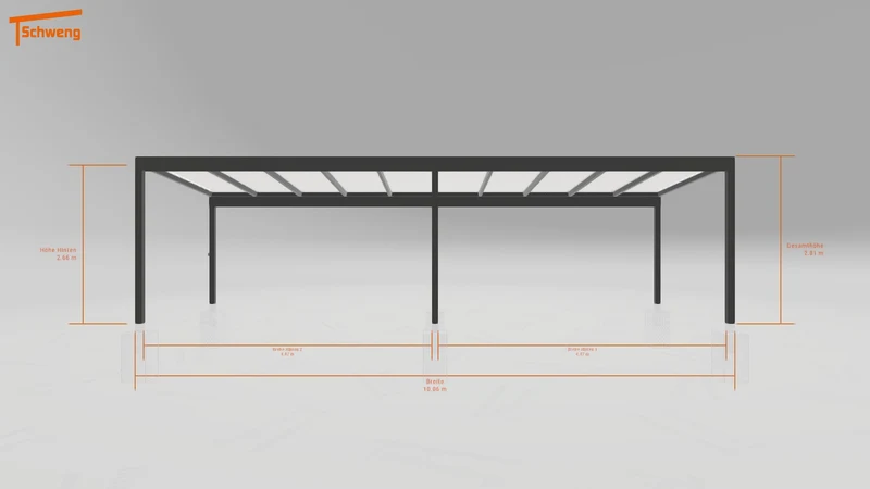 #DE Schweng Terrassenüberdachung S350 (ID 9wvkm3)