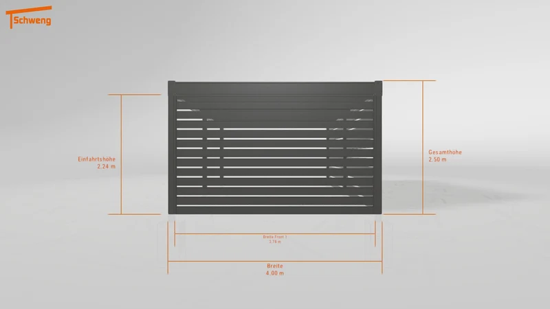 #DE Schweng Flachdachcarport C600 (ID 2q8wrd) #MTG
