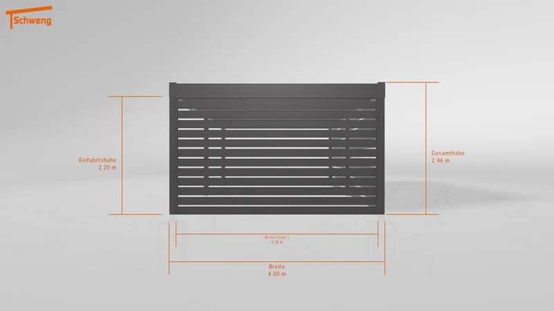 #DE Schweng Flachdachcarport C600 (ID jj8vwn) #MTG