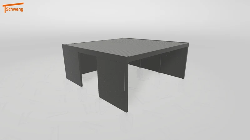 #DE Schweng Flachdachcarport C600 (ID 42wm2y) #MTG