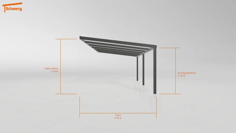 #DE Schweng Terrassenüberdachung S350 (ID zbwpvz)
