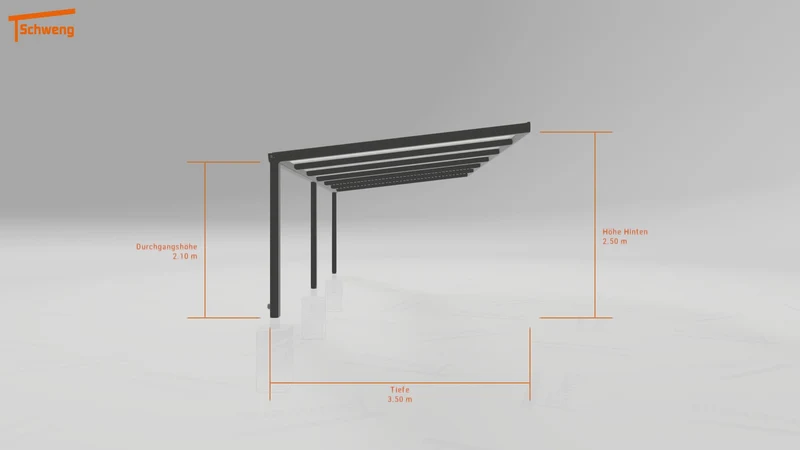 #DE Schweng Terrassenüberdachung S350 (ID zbwpvz)