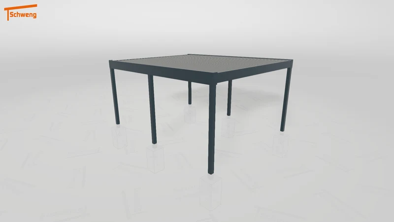 #DE Schweng Flachdachcarport C600 (ID 42wmmz)