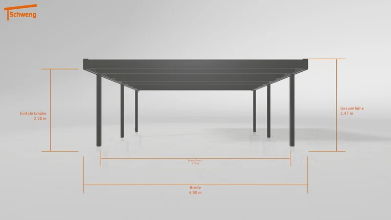 #DE Schweng Flachdachcarport C600 (ID 5mzbxv) #MTG