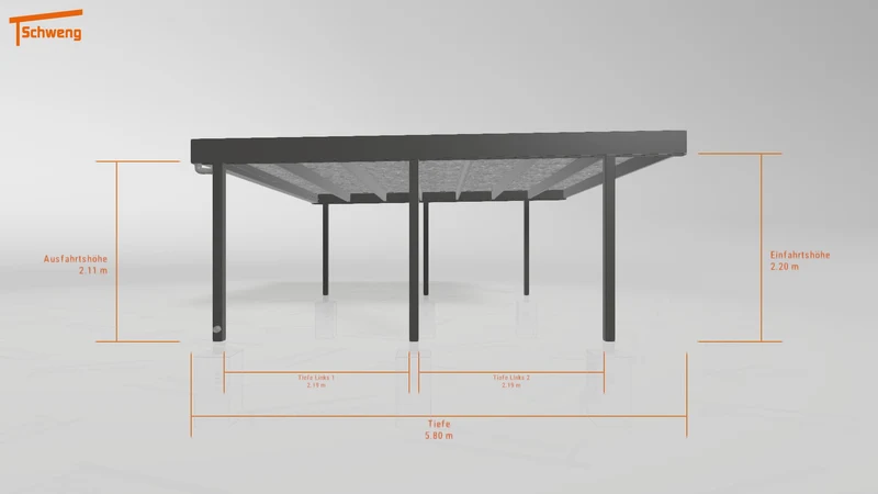 #DE Schweng Flachdachcarport C600 (ID 5mzbxv) #MTG