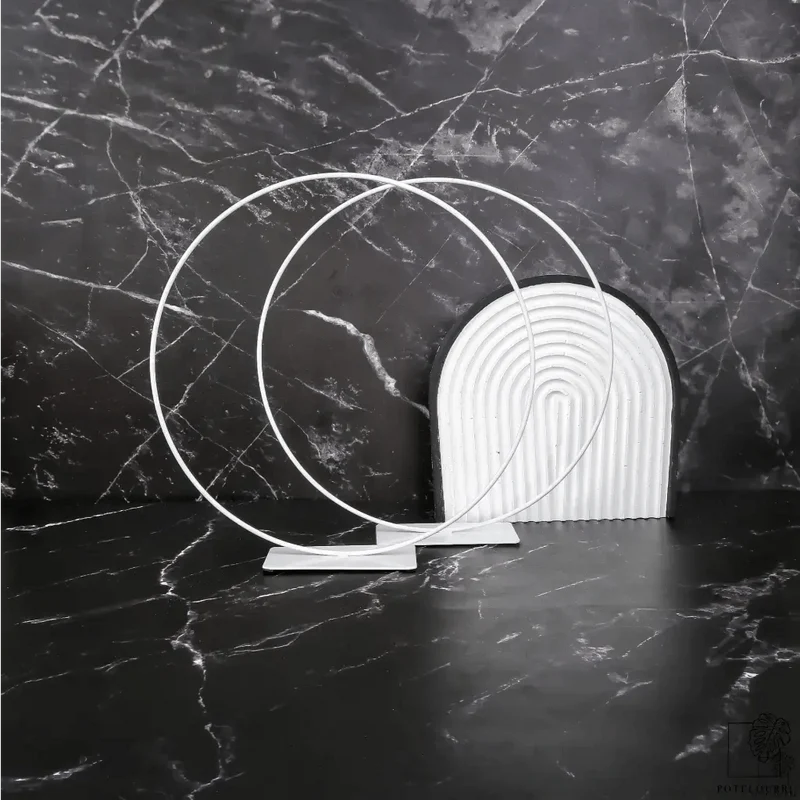 AIRPLANT HOLDER - RING WHITE