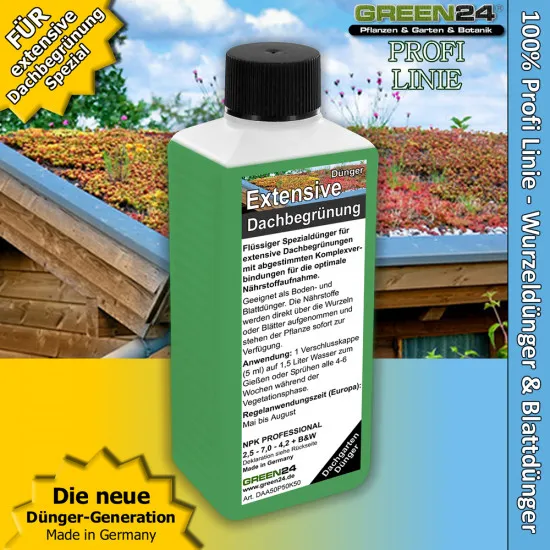 Dachbegrünungs-Dünger extensiv