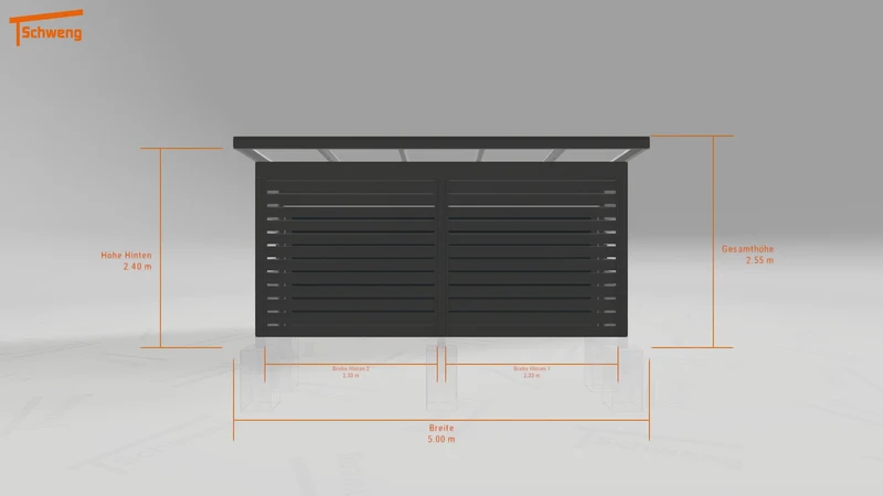 #DE Schweng Pultdachcarport S400 (ID 77bvvv) #MTG