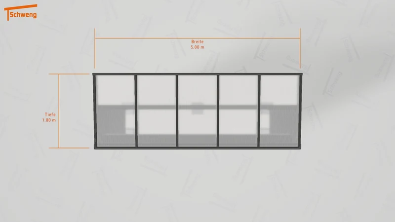 #DE Schweng Pultdachcarport S400 (ID 77bvvv) #MTG