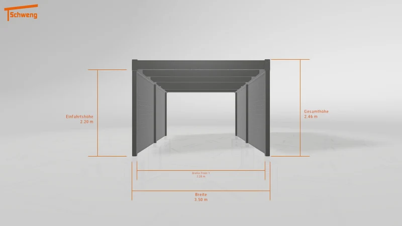 #DE Schweng Flachdachcarport C600 (ID ygjbxk) #MTG