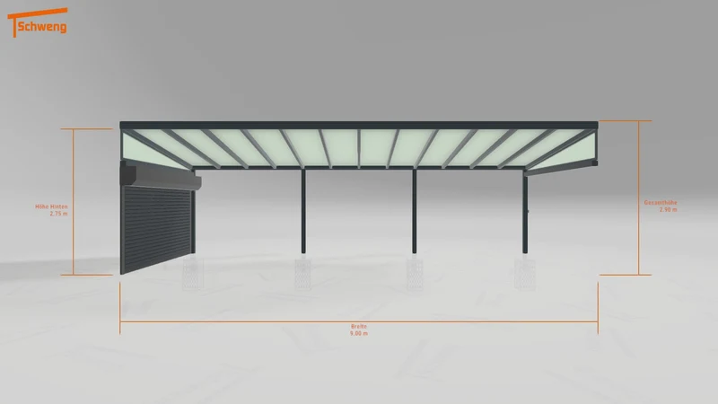 #DE Schweng Pultdachcarport S350 (ID 42wm4y) #MTG