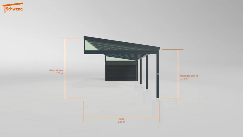 #DE Schweng Pultdachcarport S350 (ID 42wm4y) #MTG