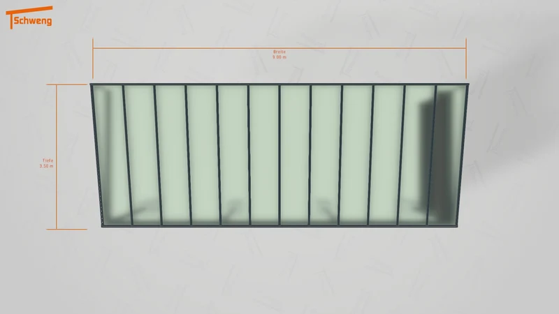 #DE Schweng Pultdachcarport S350 (ID 42wm4y) #MTG