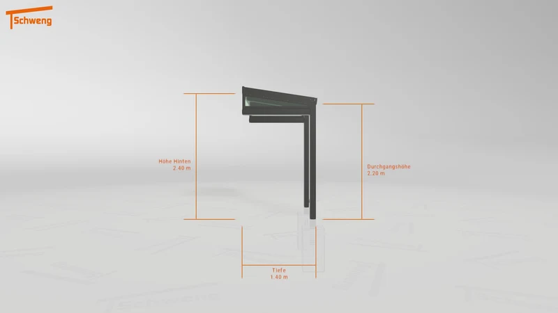 #DE Schweng Terrassenüberdachung S350 (ID n5mr25)