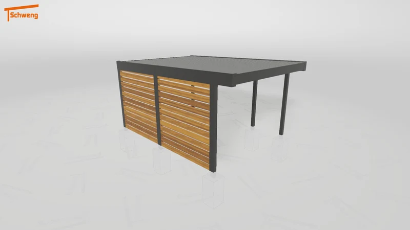 #DE Schweng Flachdachcarport C600 (ID pbpwkk) #MTG